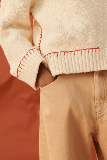 LIMITED EDITION BAGGY TROUSERS WITH TOPSTITCHING - 314 by Zara - Image 6