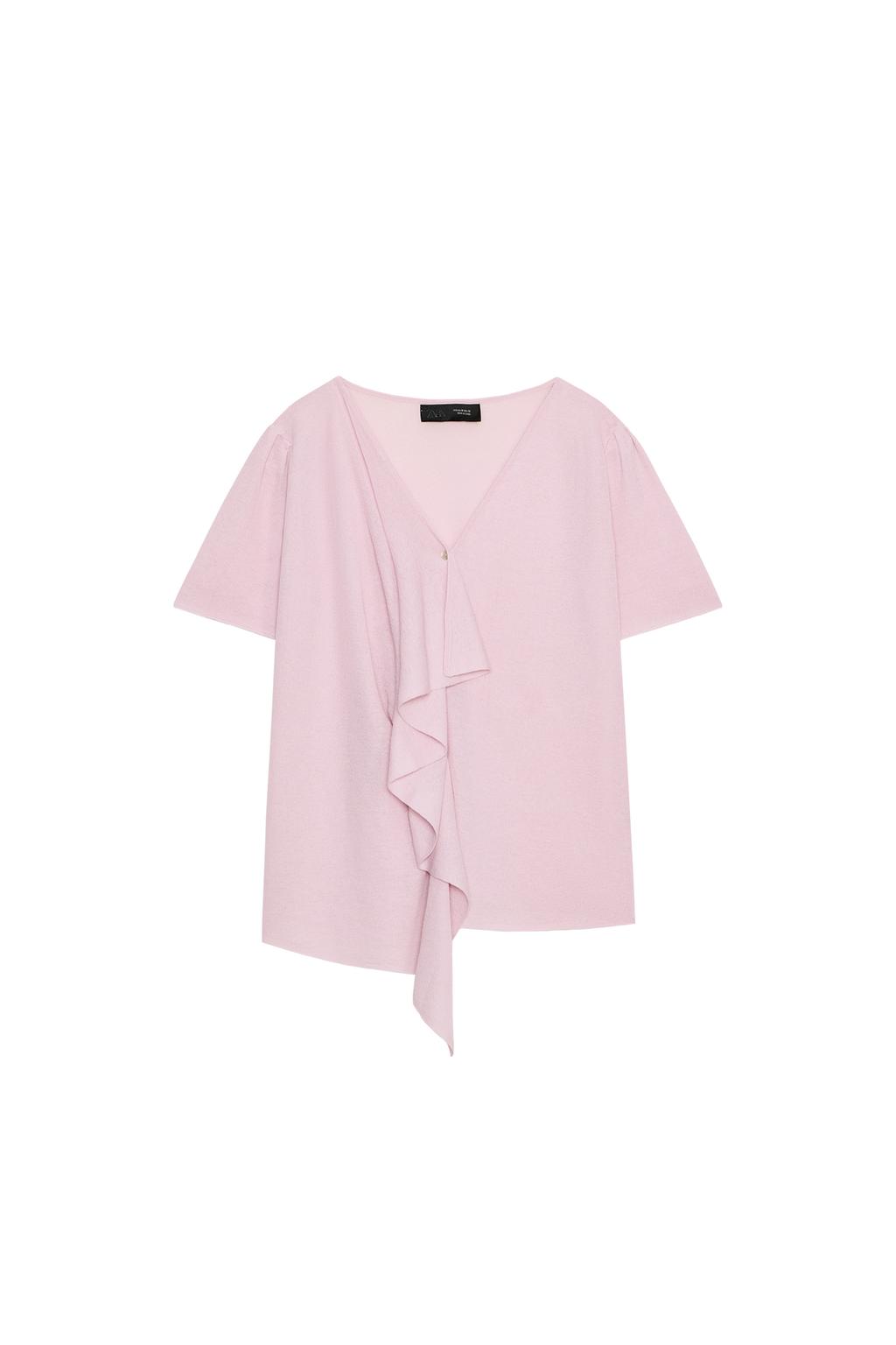 RUFFLED KNIT TOP - image 3