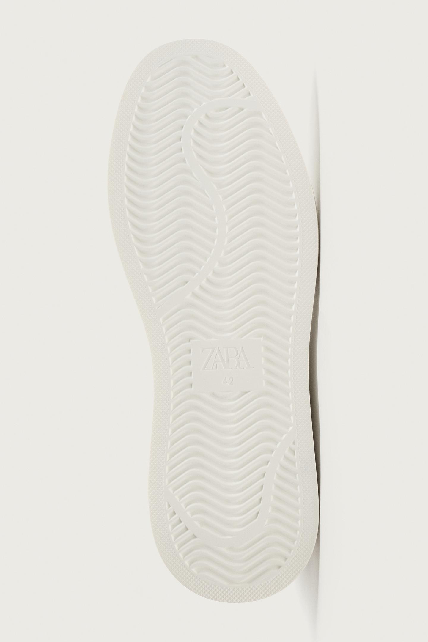 Мужские кроссовки Zara Heel Detail, цвет: Хаки зелёный — фото 7