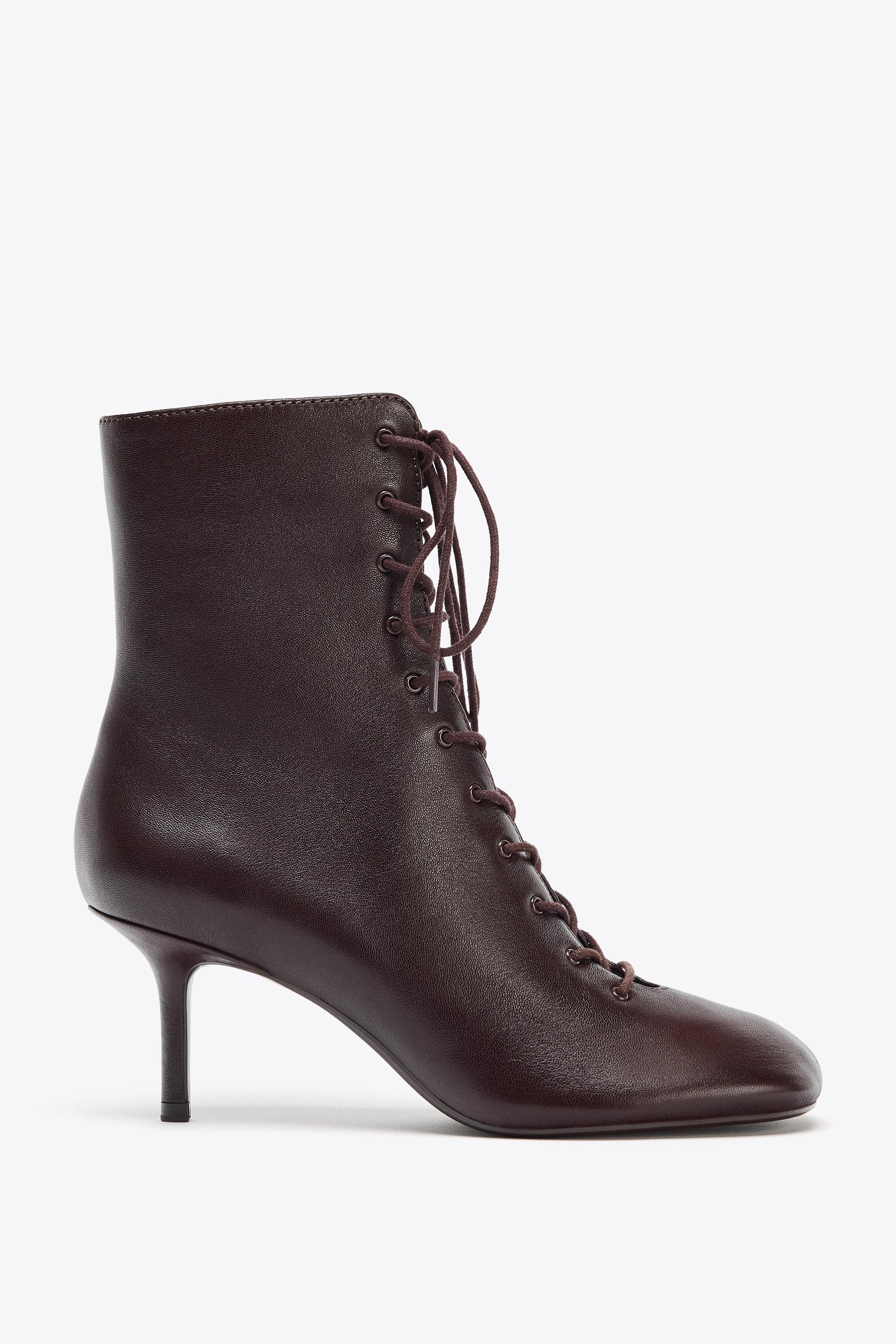 ZARA ザラ＊リボン オープン メッシュ ショートブーツ 37 24cm ショートブーツ - レディース | ZARA 日本