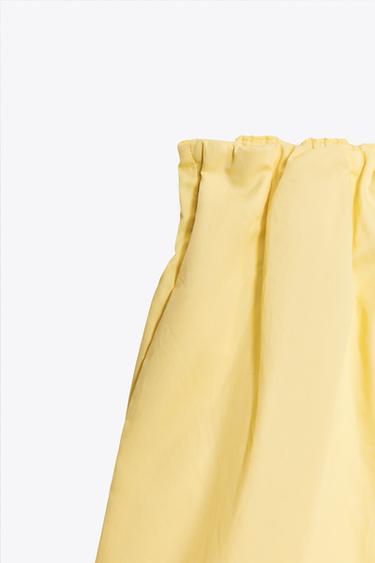 PANTALON JUPE-CULOTTE - Jaune de Zara - Image 7