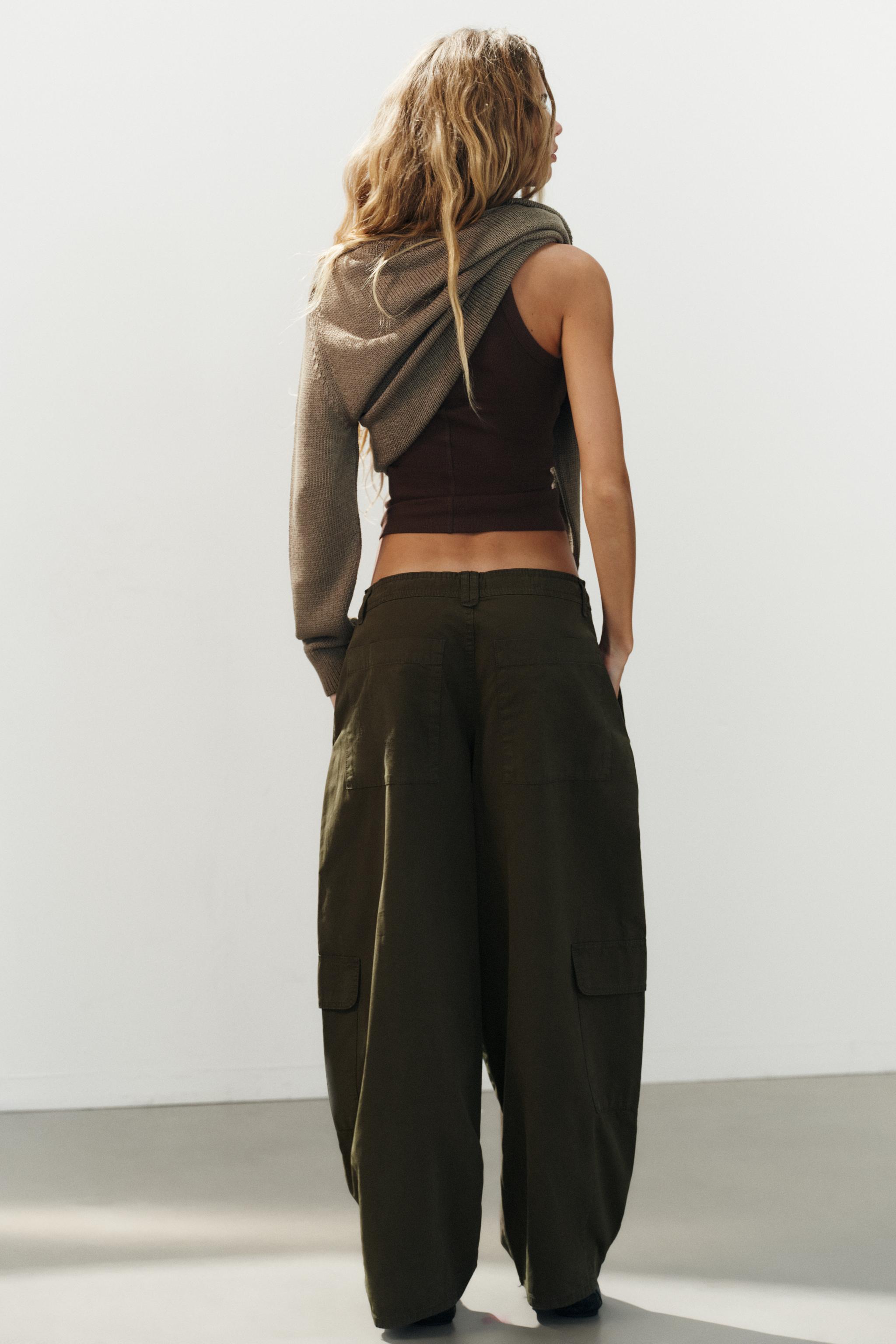 PRINTED OVERSIZED CARGO PANTS