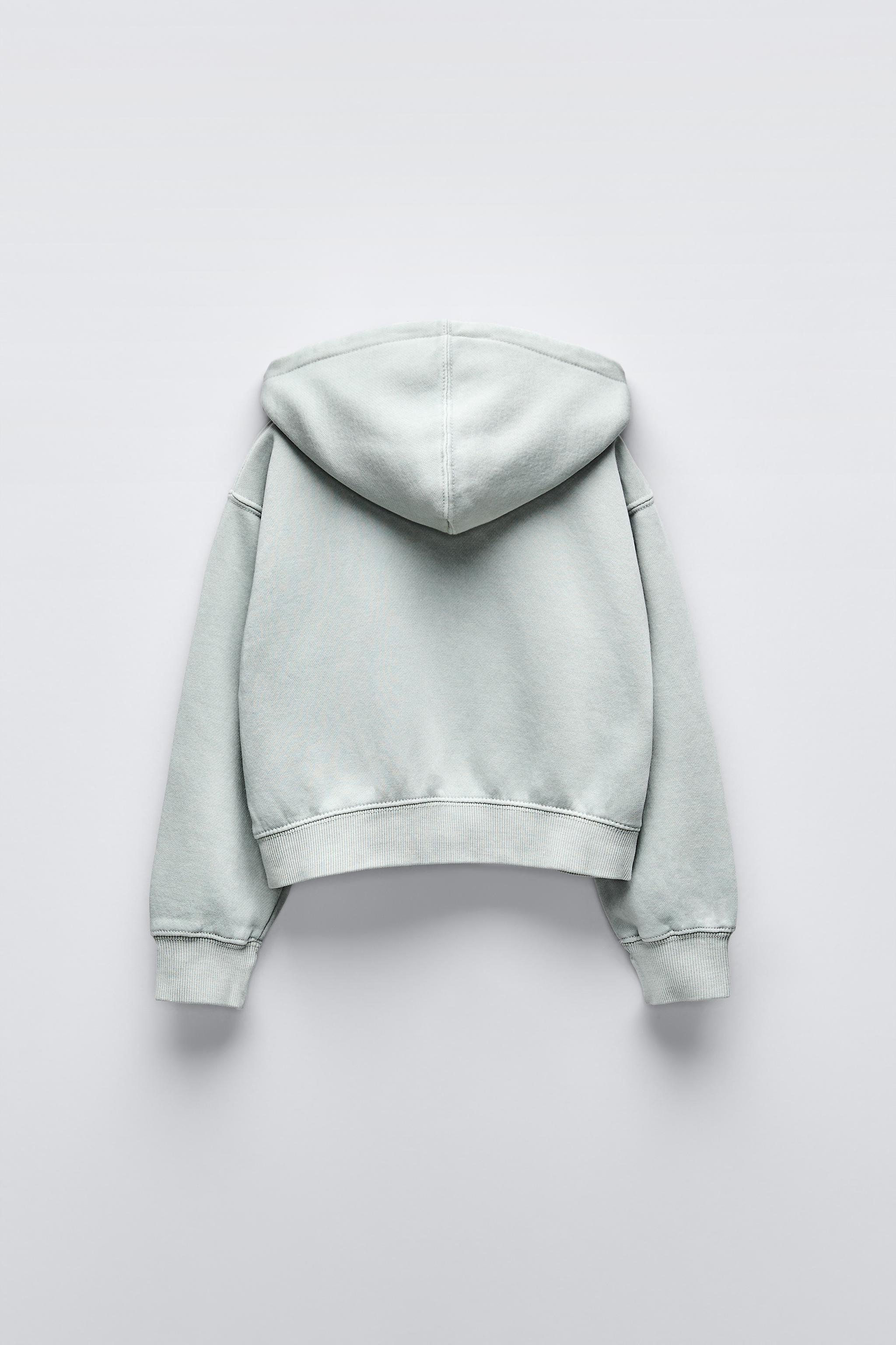 Zara New 2/3 ALWAYS FABULOUS Bib offers Collar Sweatshirt Cute Warm