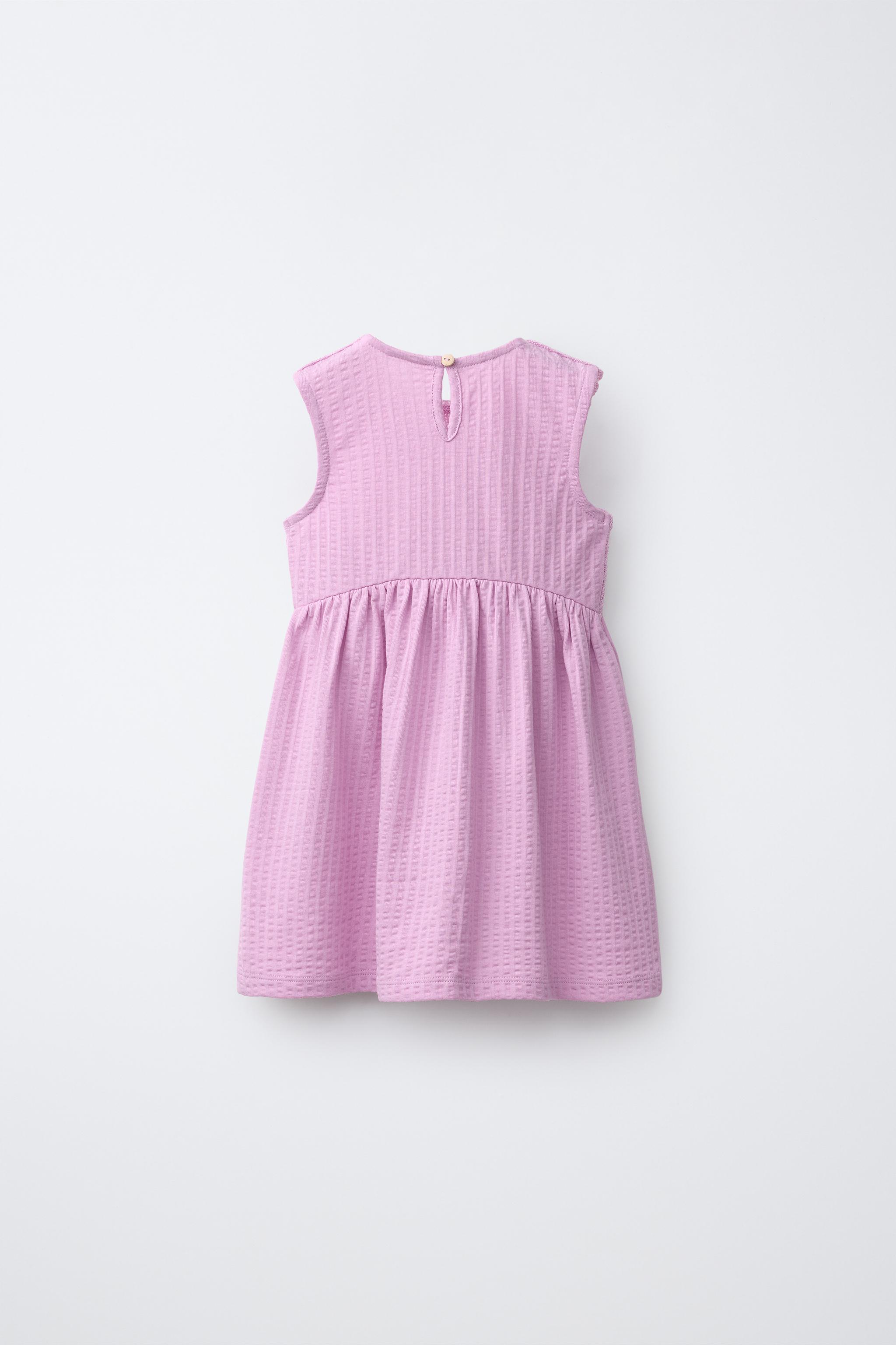 COMBINATION TEXTURED DRESS