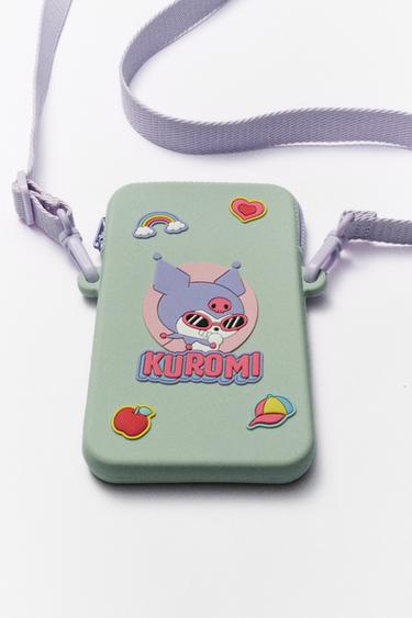 Zara KUROMI © SANRIO RUBBERIZED CELL PHONE HOLDER - Pink