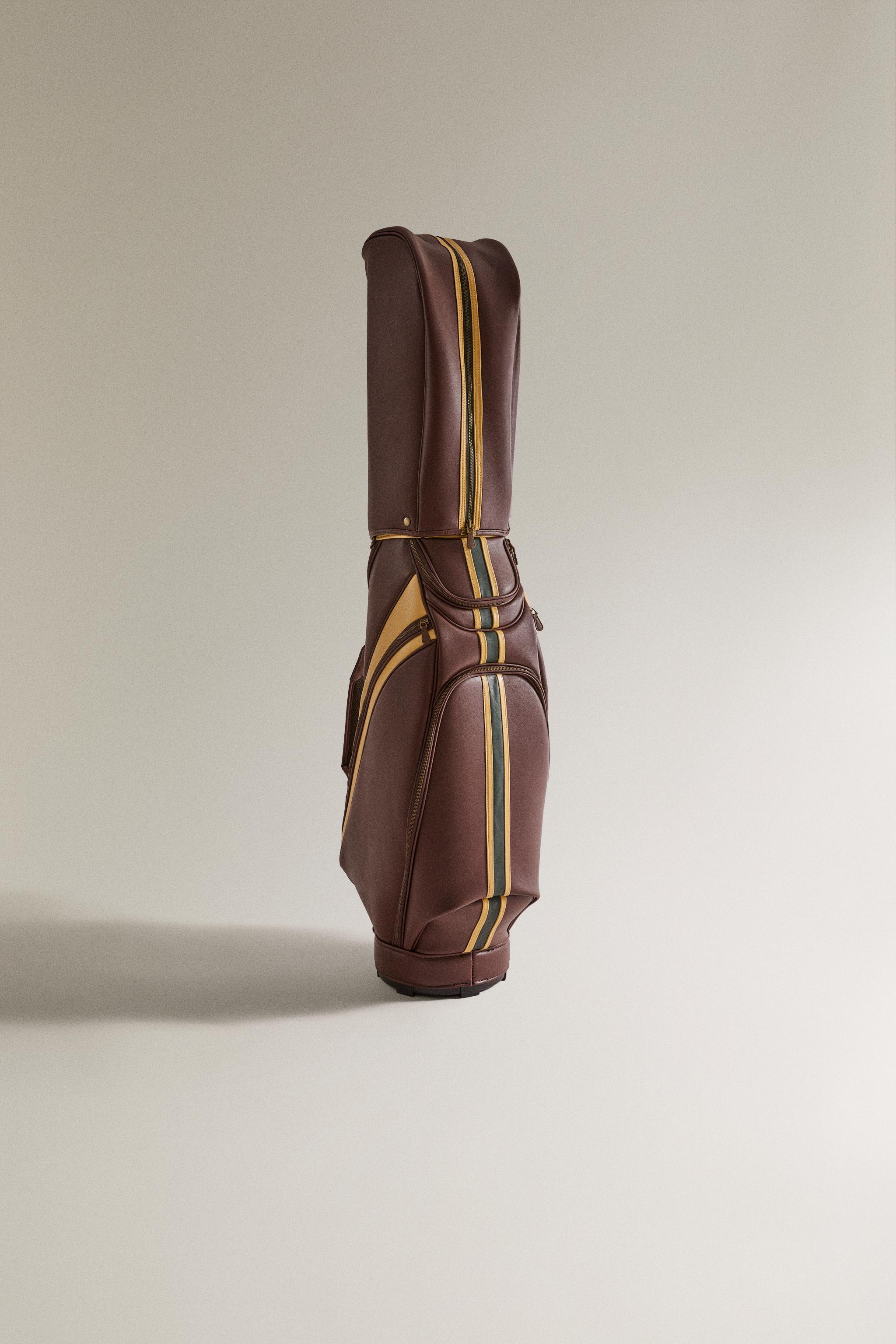 SAC DE GOLF RIGIDE EN CUIR