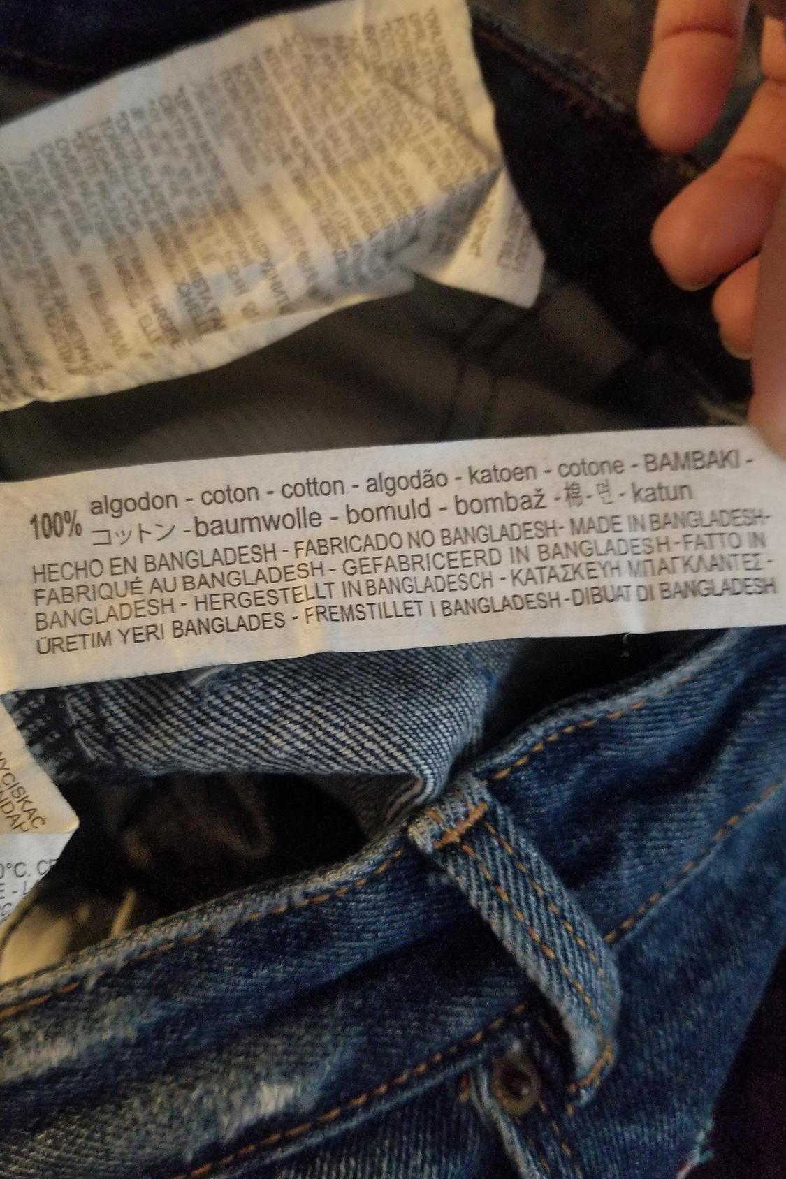 PANTALON DENIM TRF CON PARCHES - Image 5
