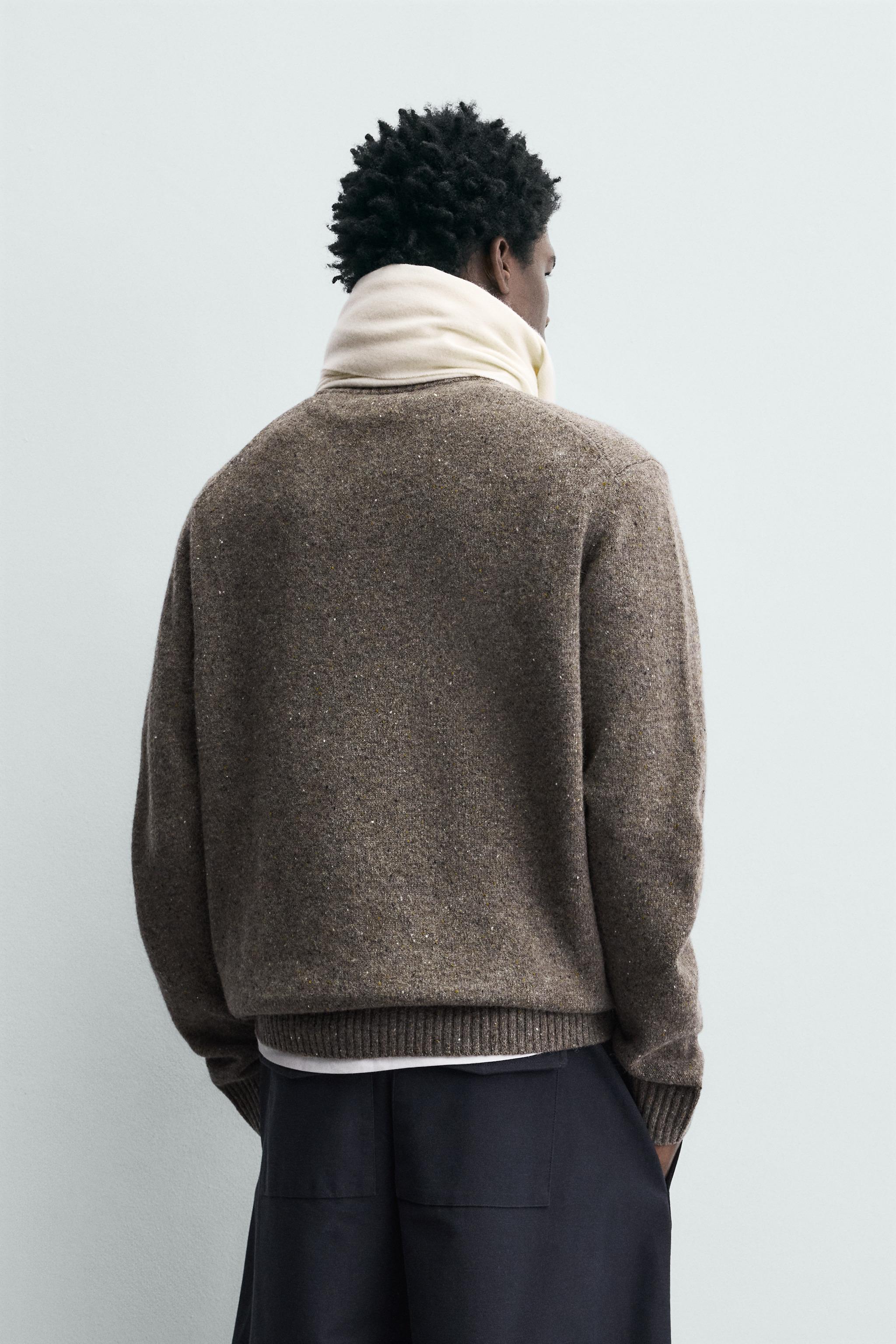 100% WOOL BOTTONATO JUMPER