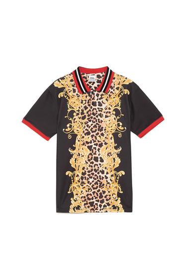 BAROQUE PRINT POLO SHIRT