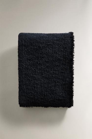 WOOL THROW X SOCIETY LIMONTA - Blue by Zara
