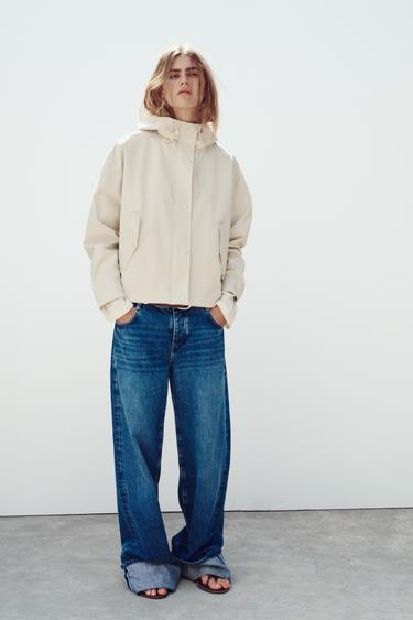 КУРТКА С КАПЮШОНОМ — ЭКРЮ от Zara — изображение 0