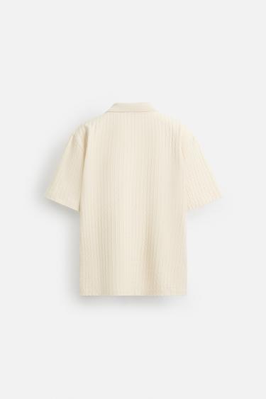 POLO STRUCTURÉ - Écru de Zara - Image 7