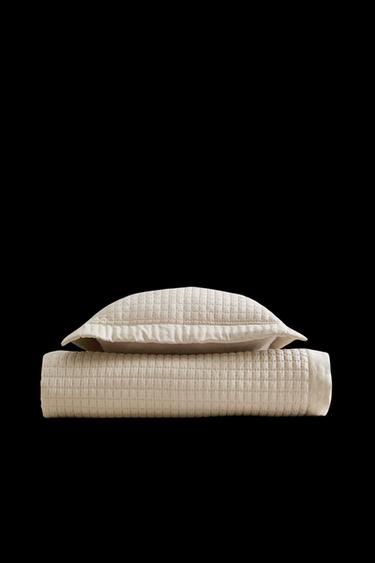 MICROFIBRE QUILT - Beige by Zara - Image 0