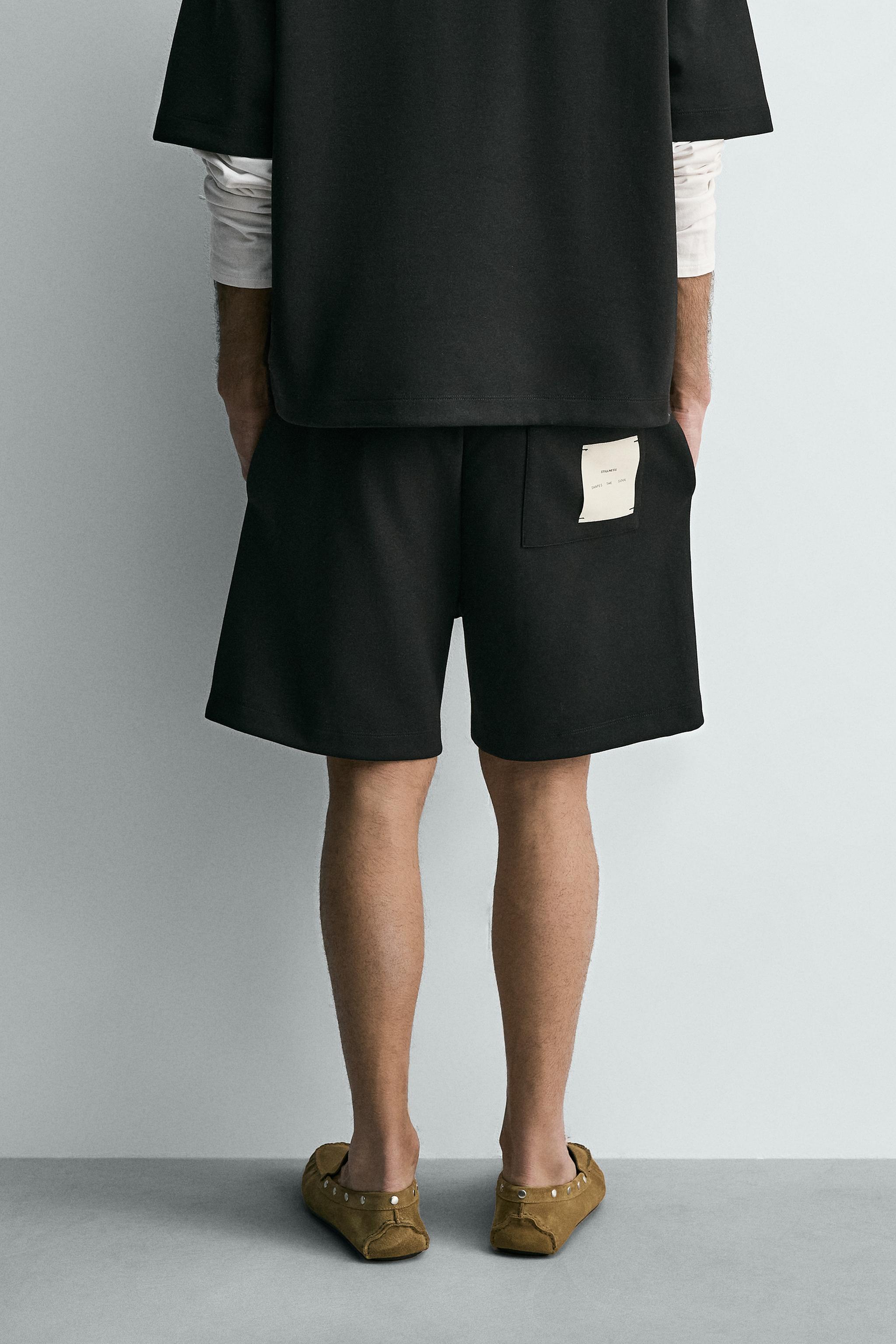 LABEL JOGGER SHORTS