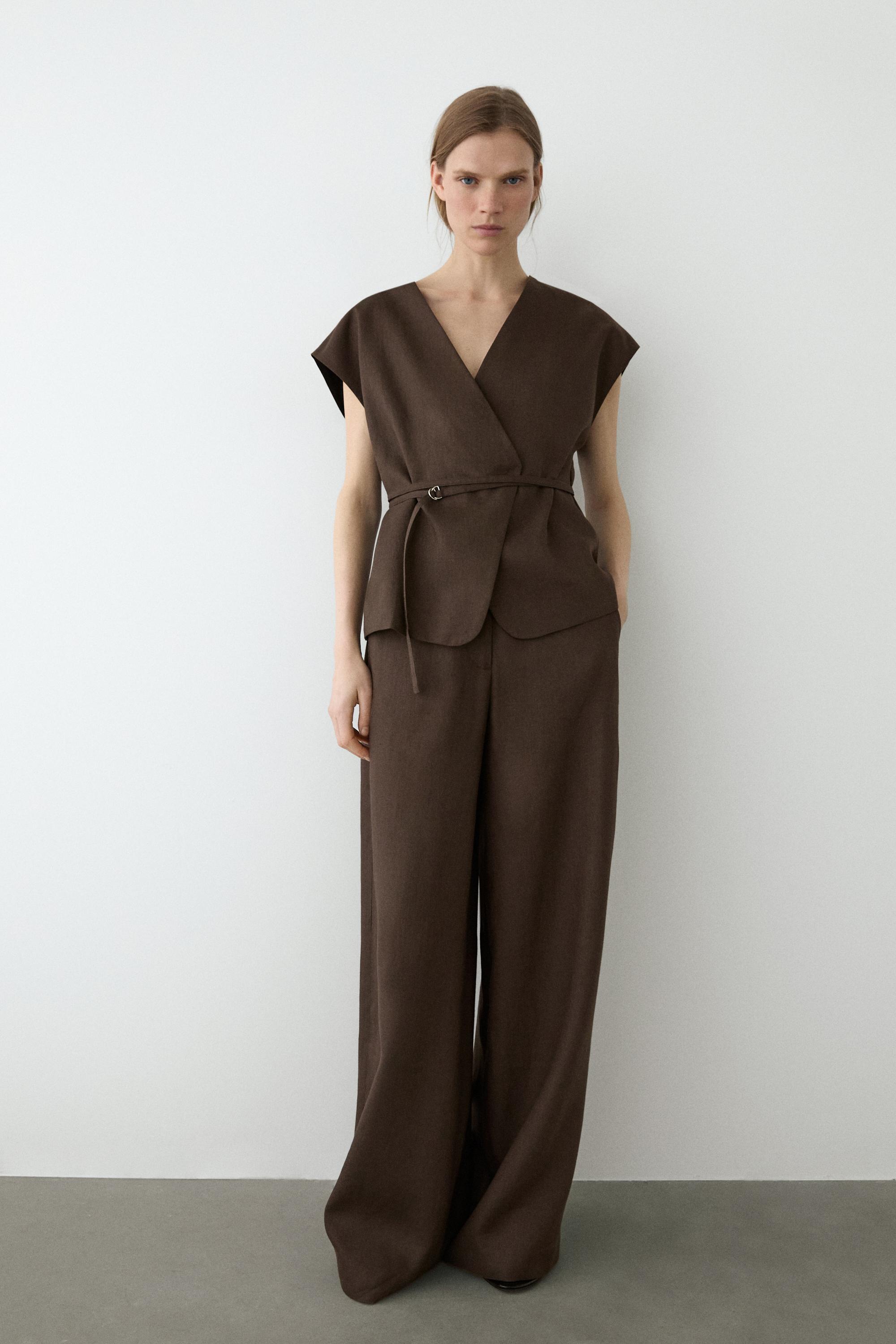 Flowing linen trousers