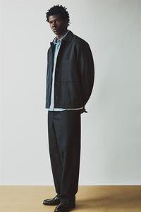 HERRINGBONE CARGO PANTS