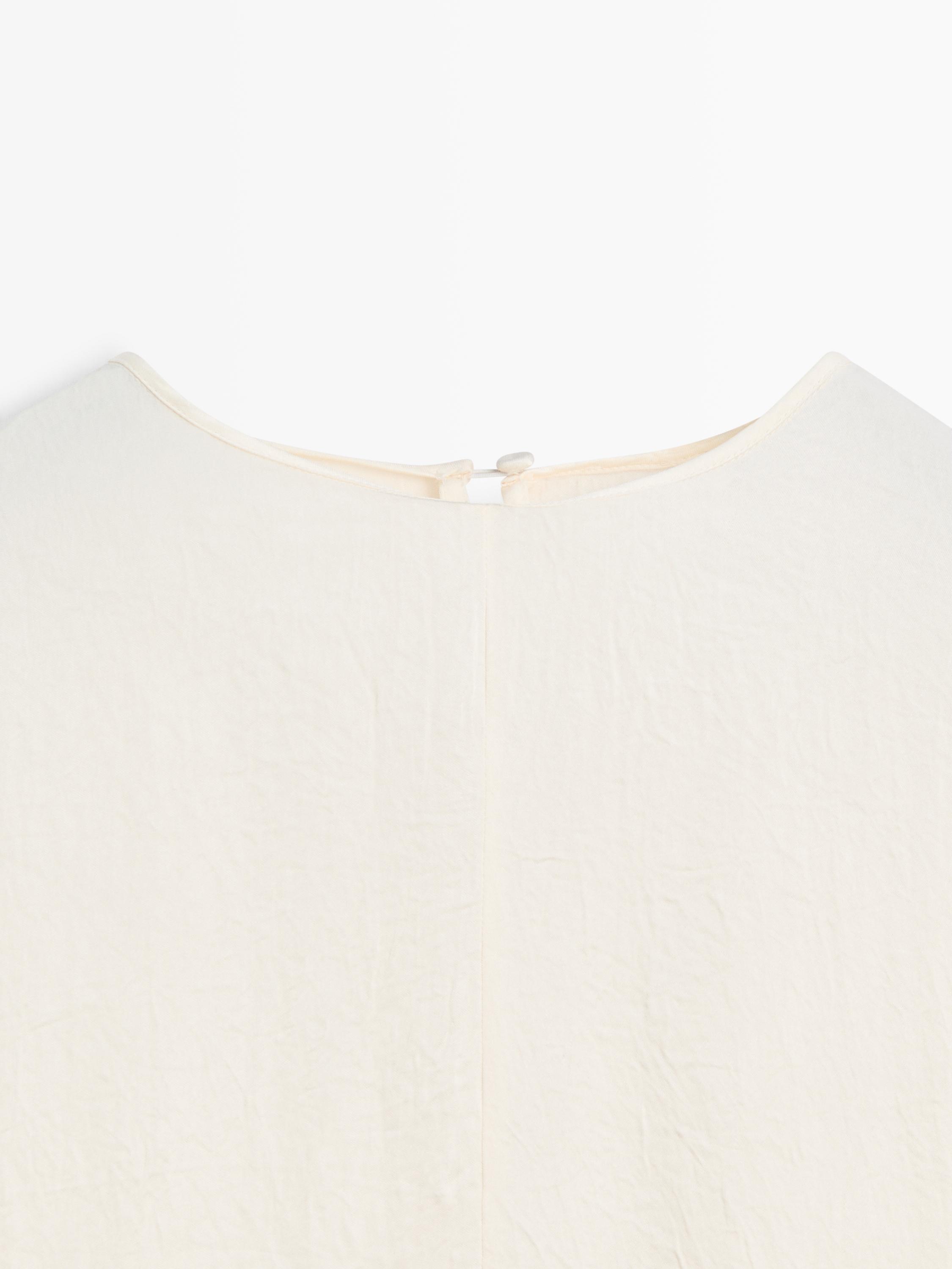 Midi dress with sash belt - STUDIO