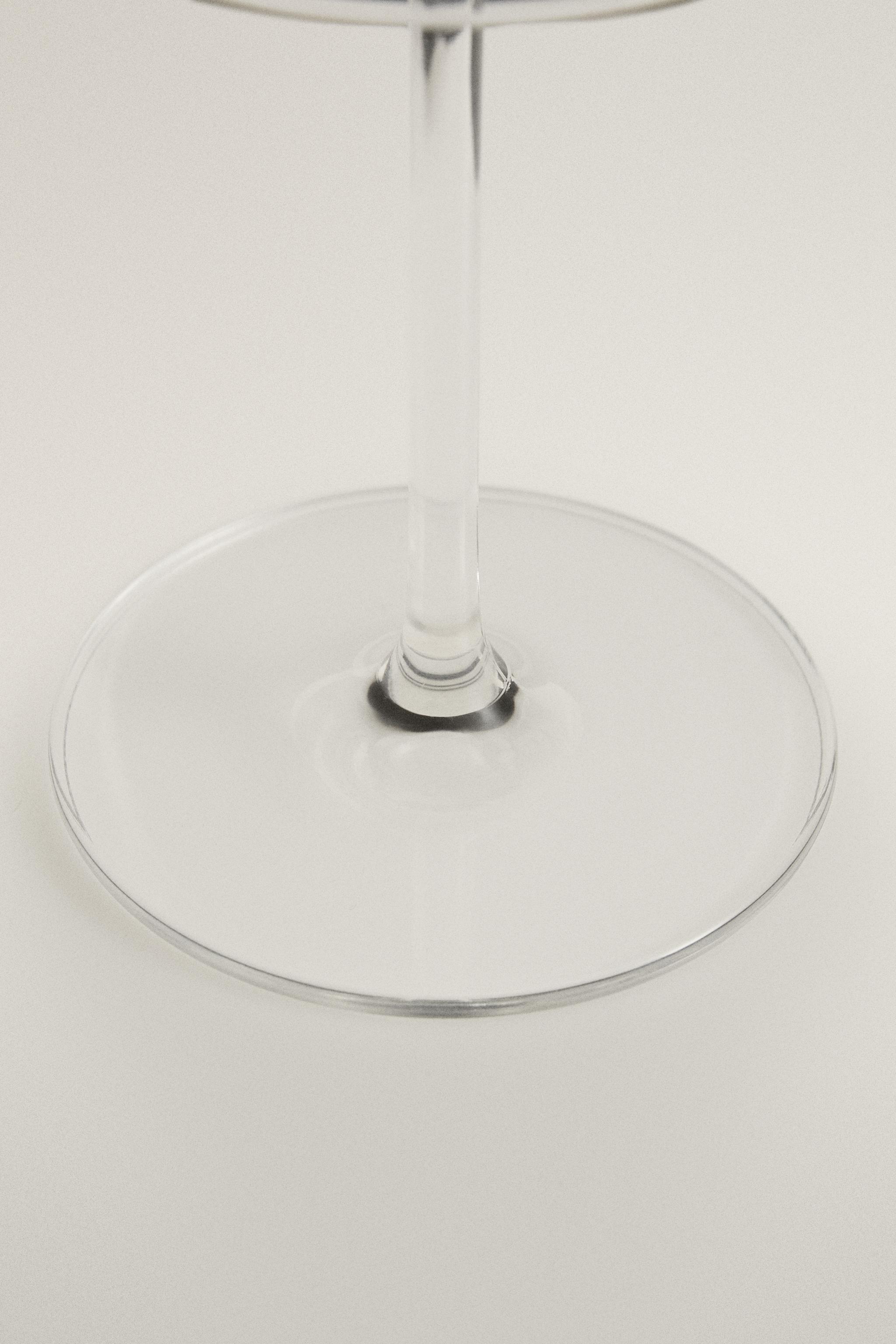 VERRE À VIN CRISTALLIN CONIQUE