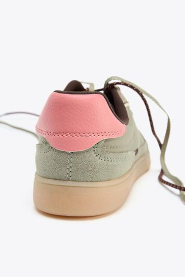 CONTRAST TRAINERS - Khaki Green by Zara - Image 7