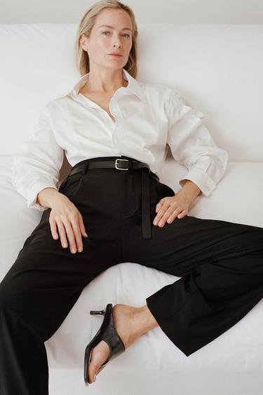 CHEMISE COMBINÉE EN POPELINE 50E ANNIVERSAIRE - Blanc de Zara - Image 1