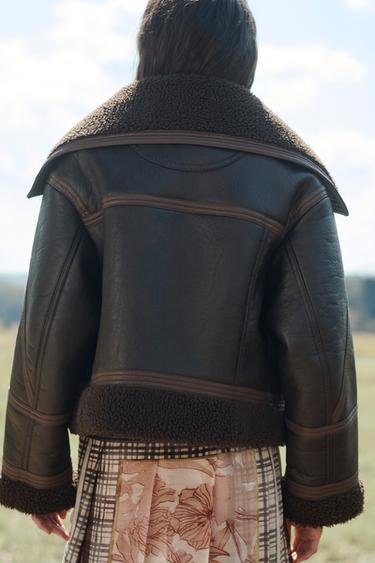 DOUBLE-FACED JACKET LIMITED EDITION - Chocolate by Zara - Image 3