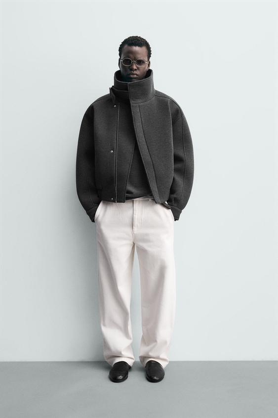 TECHNICAL WRAP-NECK JACKET from Zara - $119