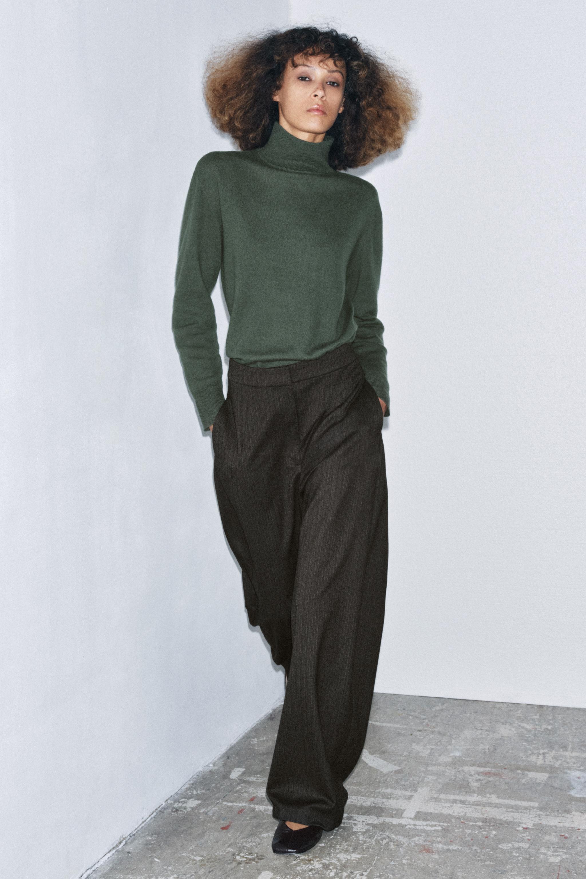 BALLOON HERRINGBONE PANTS ZW COLLECTION