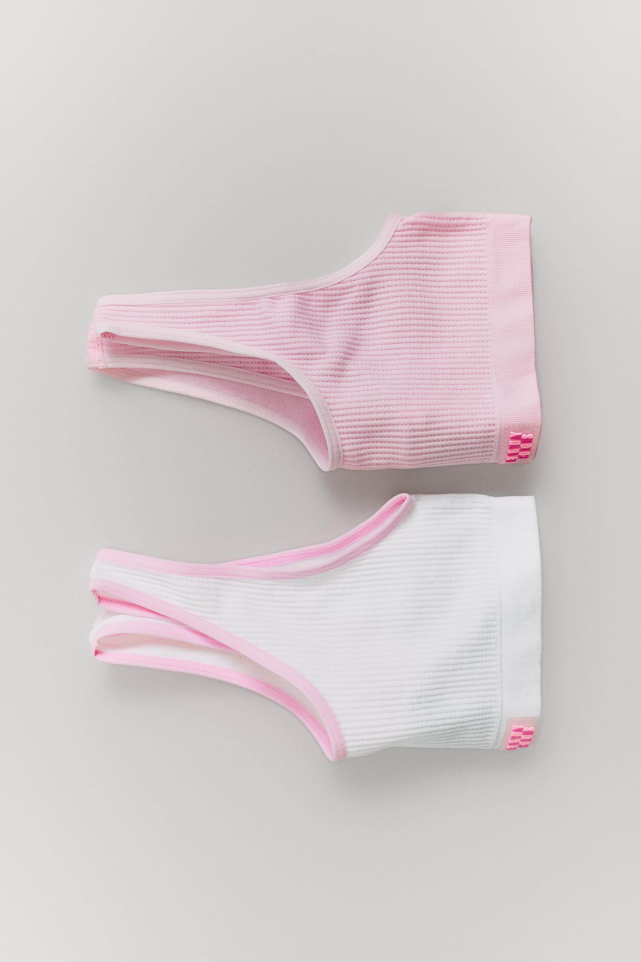8-14 YEARS/ TWO-PACK SEAMLESS TOPS — Multicolored