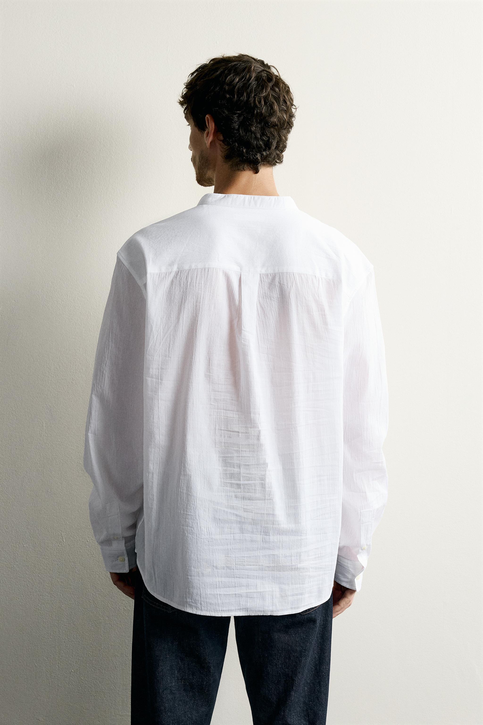 CHEMISE POLO EFFET FROISSÉ