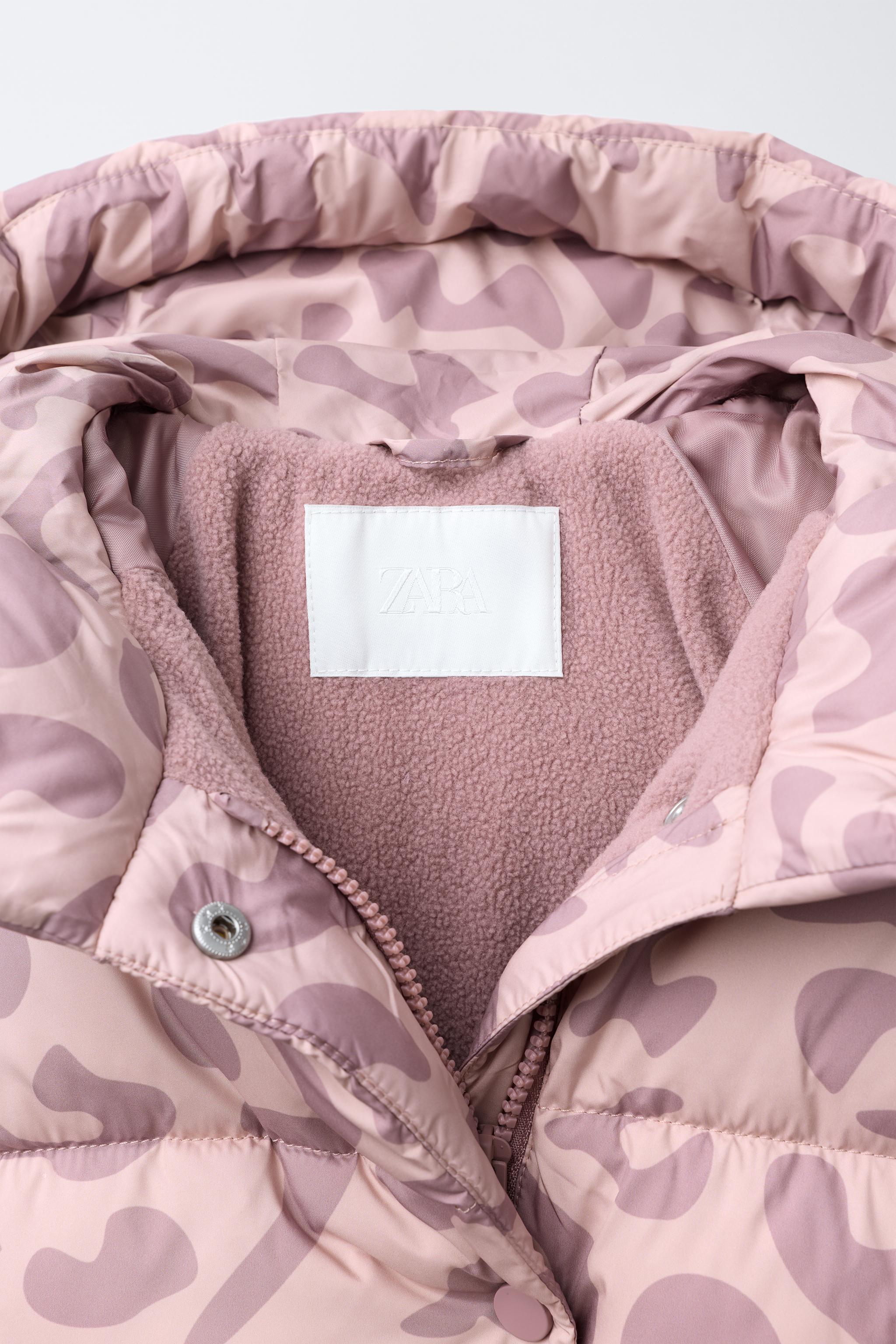 ANIMAL PRINT WATER REPELLENT COAT