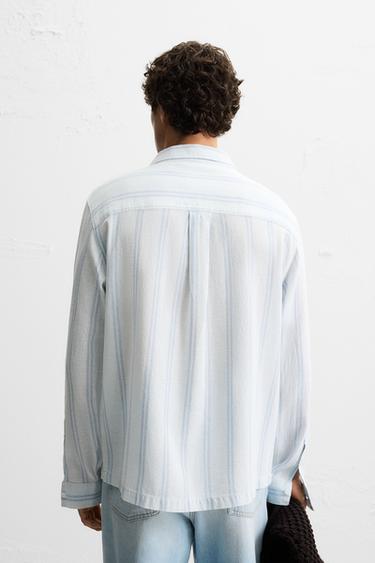 STRIPED TEXTURED SHIRT - striped by Zara - Image 2