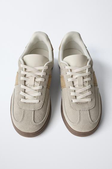 TENNIS EN DAIM - Gris de Zara - Image 4