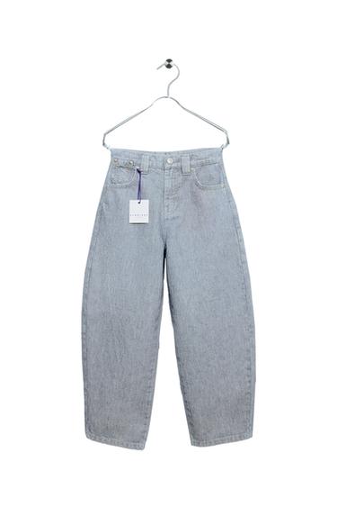 STORIESZ - OHLAPNE BALONASTE KAVBOJKE S STRUKTURO - Sivkasto modra od Zare