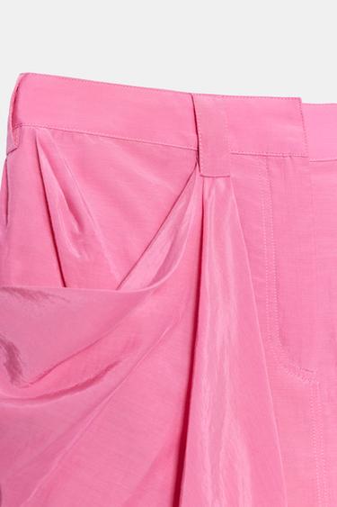 ZW COLLECTION CARGO MINI SKIRT - Bubble gum by Zara - Image 10