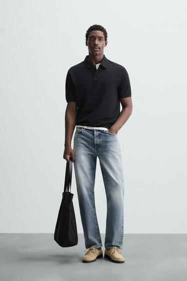 POLO ESTRUCTURA BÁSICO - Negro de Zara - Imagen 0