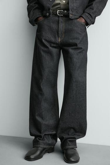 LOOSE FIT JEANS - indigo fra Zara