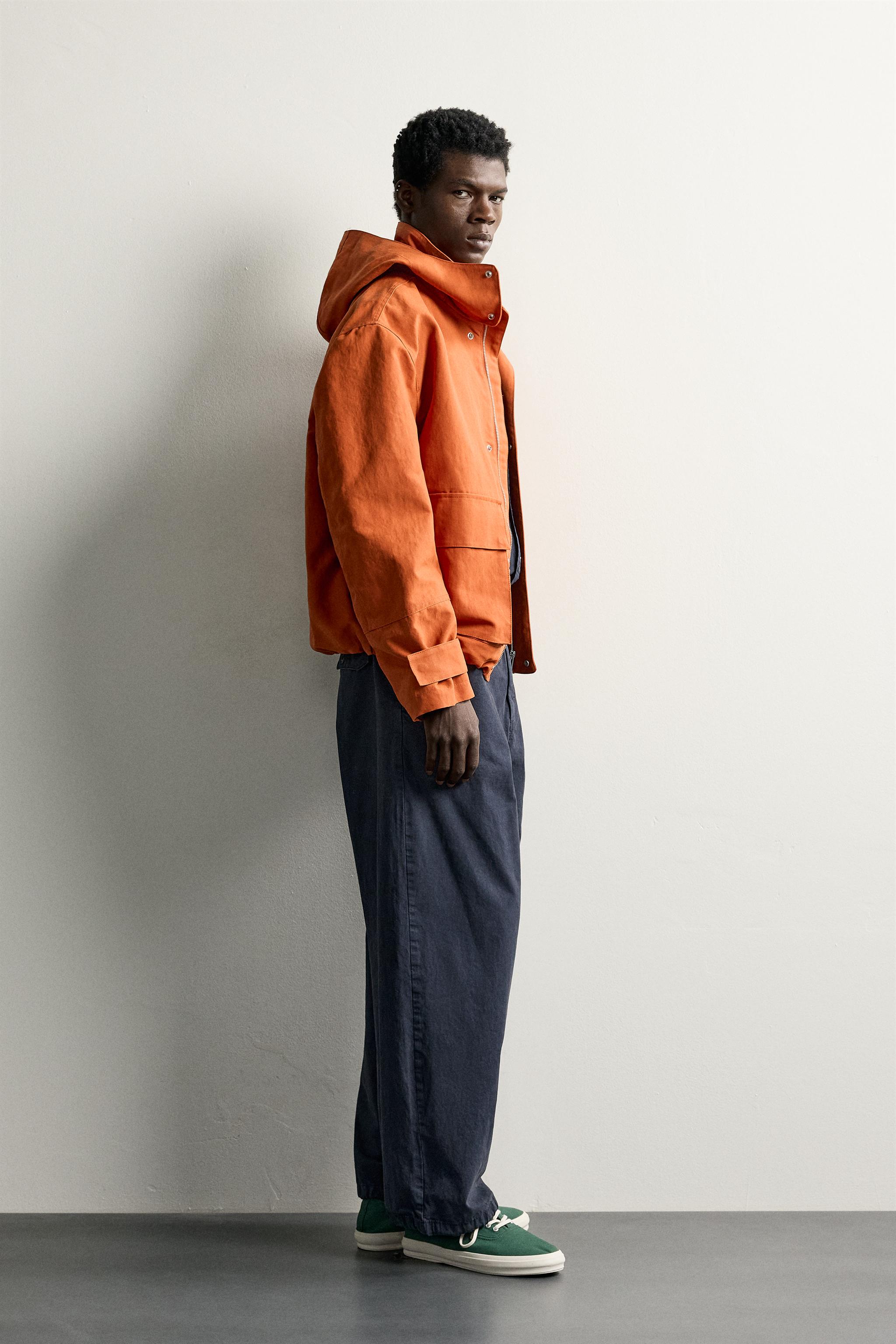 Мужские куртки Zara REGULAR FIT TECHNICAL JACKET — фото 4