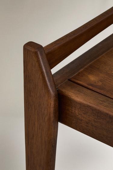 BANC LONG BOIS - Marron de Zara - Image 3
