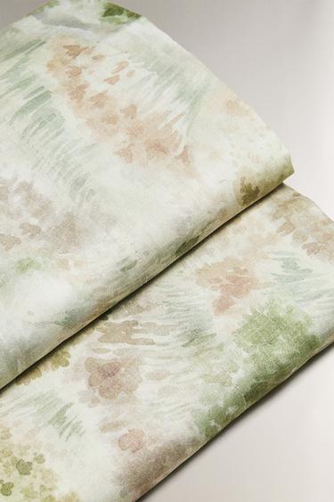 GARDEN PRINT FLAT SHEET - Green by Zara - Image 4