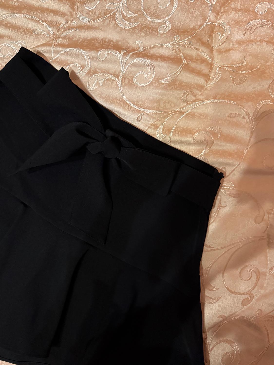 GONNA A PANTALONE SATINATA CON FIOCCO - Image 4
