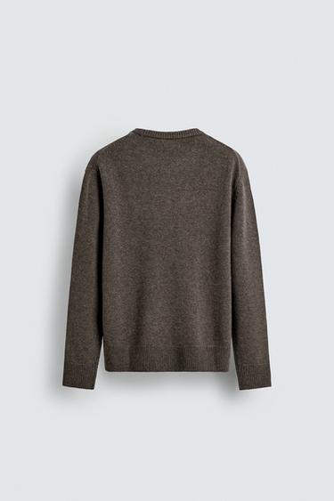 Zara WOOL - CASHMERE JUMPER AARON LEVINE X ZARA - Brown / Taupe
