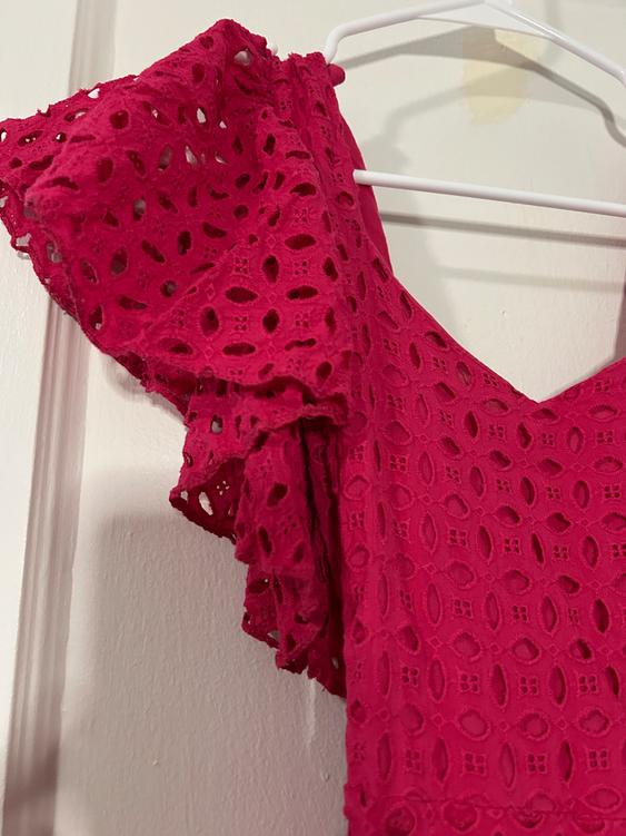 EMBROIDERED MIDI DRESS - Image 3