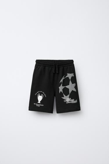 BERMUDA FELPA UEFA CHAMPIONS LEAGUE ® - Negro de Zara