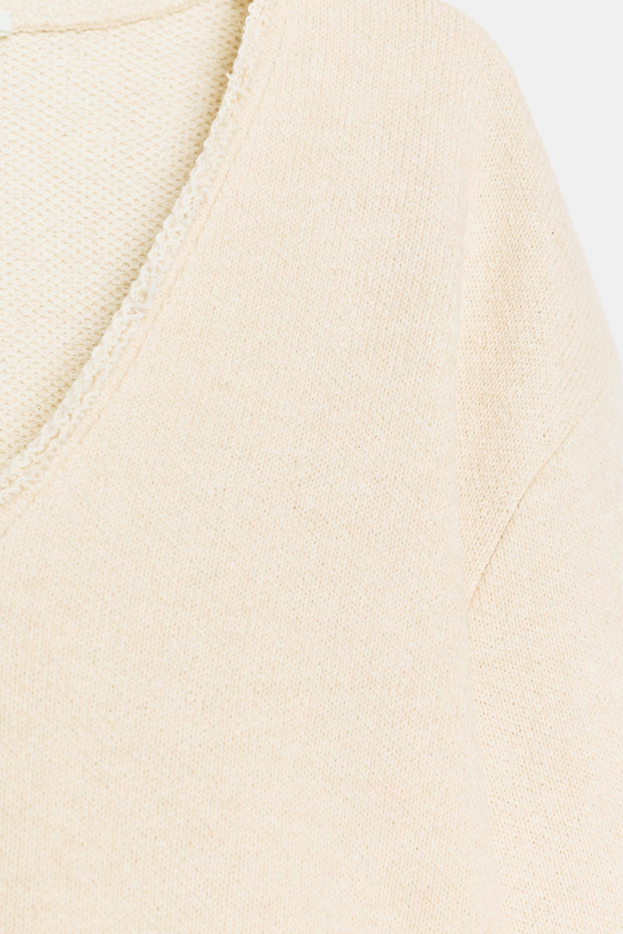 Zara RAW EDGE SWEATSHIRT — фото 10