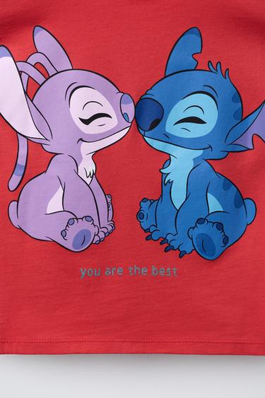 Zara LILO & STITCH © DISNEY T-SHIRT - Red