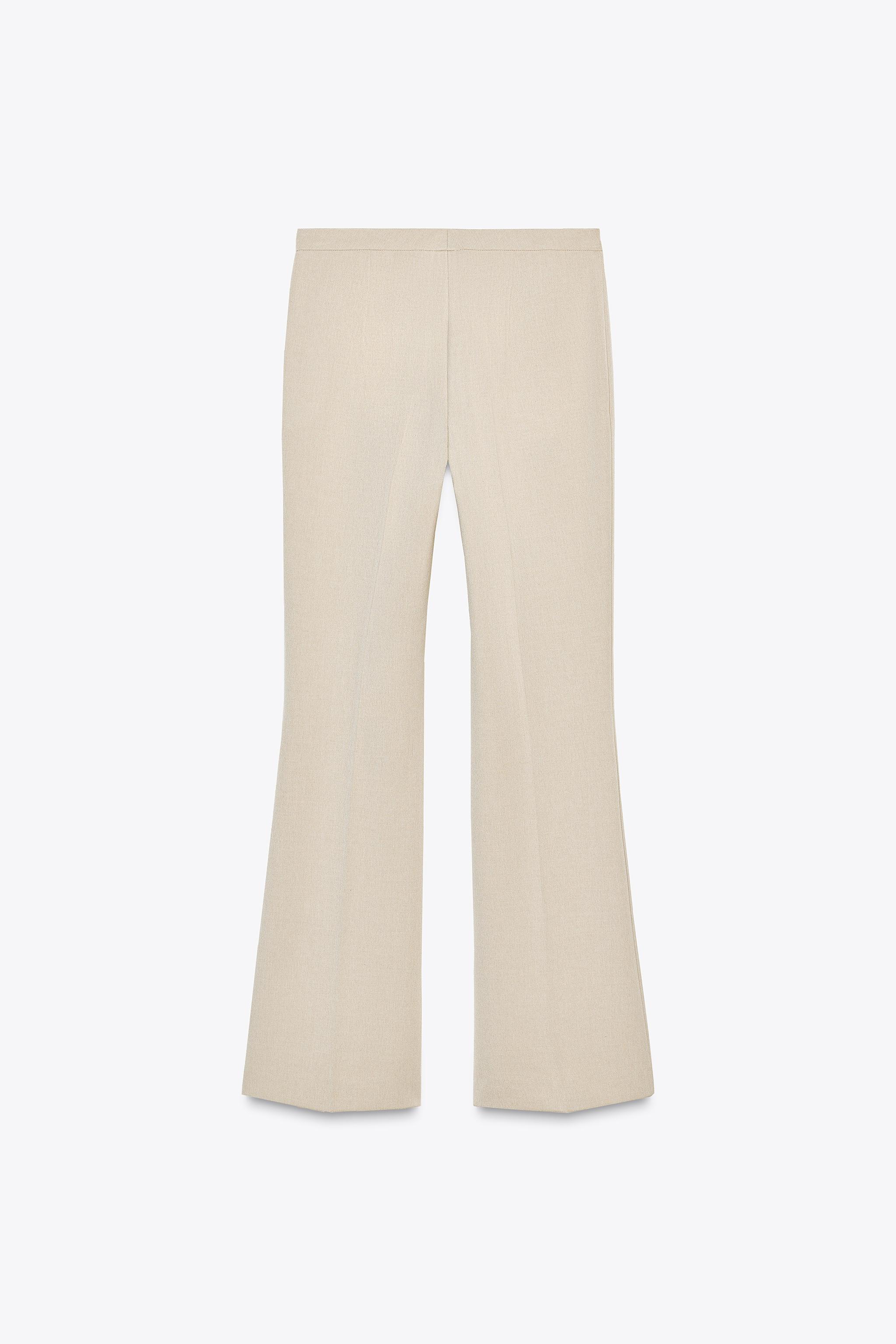 【ZARA】フレア パンツ サンド | 2198/590/711 02198507737-e1.jpg?ts=