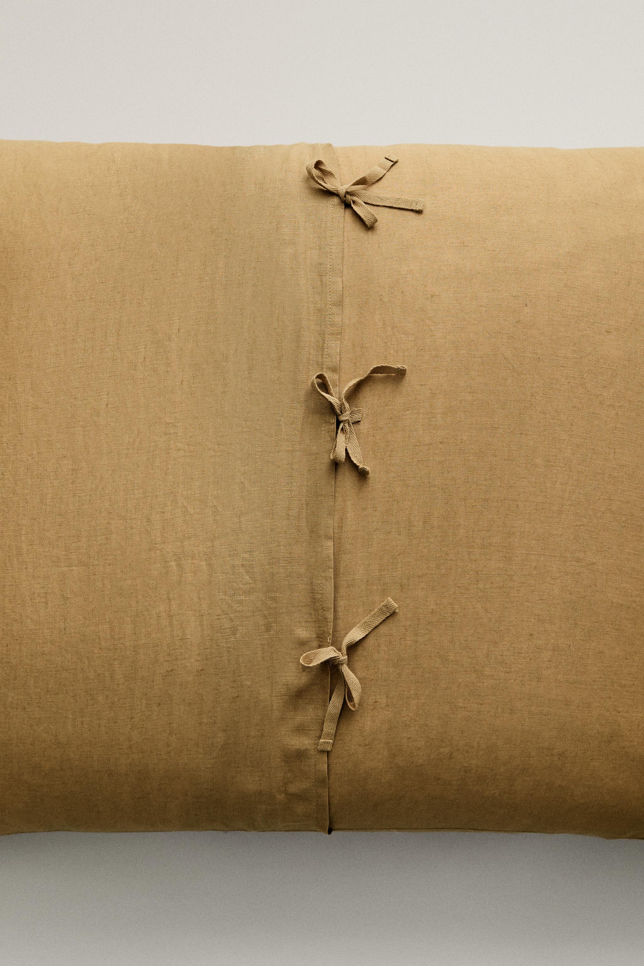TAIE D'OREILLER LIN DÉLAVÉ (140 G/M²)