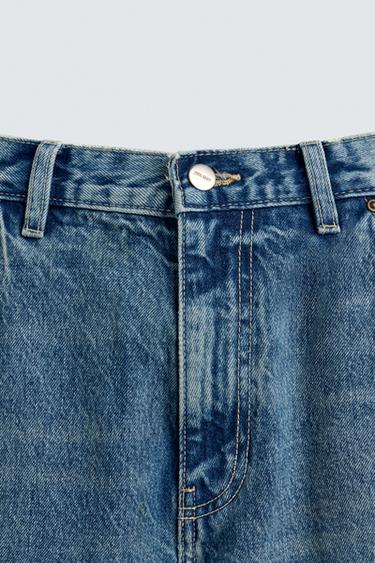 JEAN CARPENTER EFFET DÉLAVÉ - Bleu de Zara - Image 8