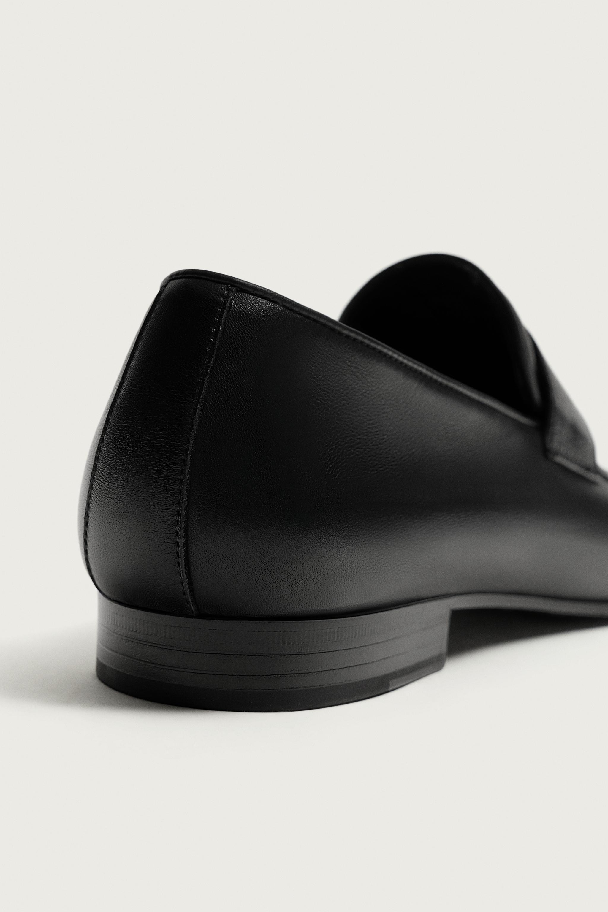 LEATHER PENNY LOAFERS