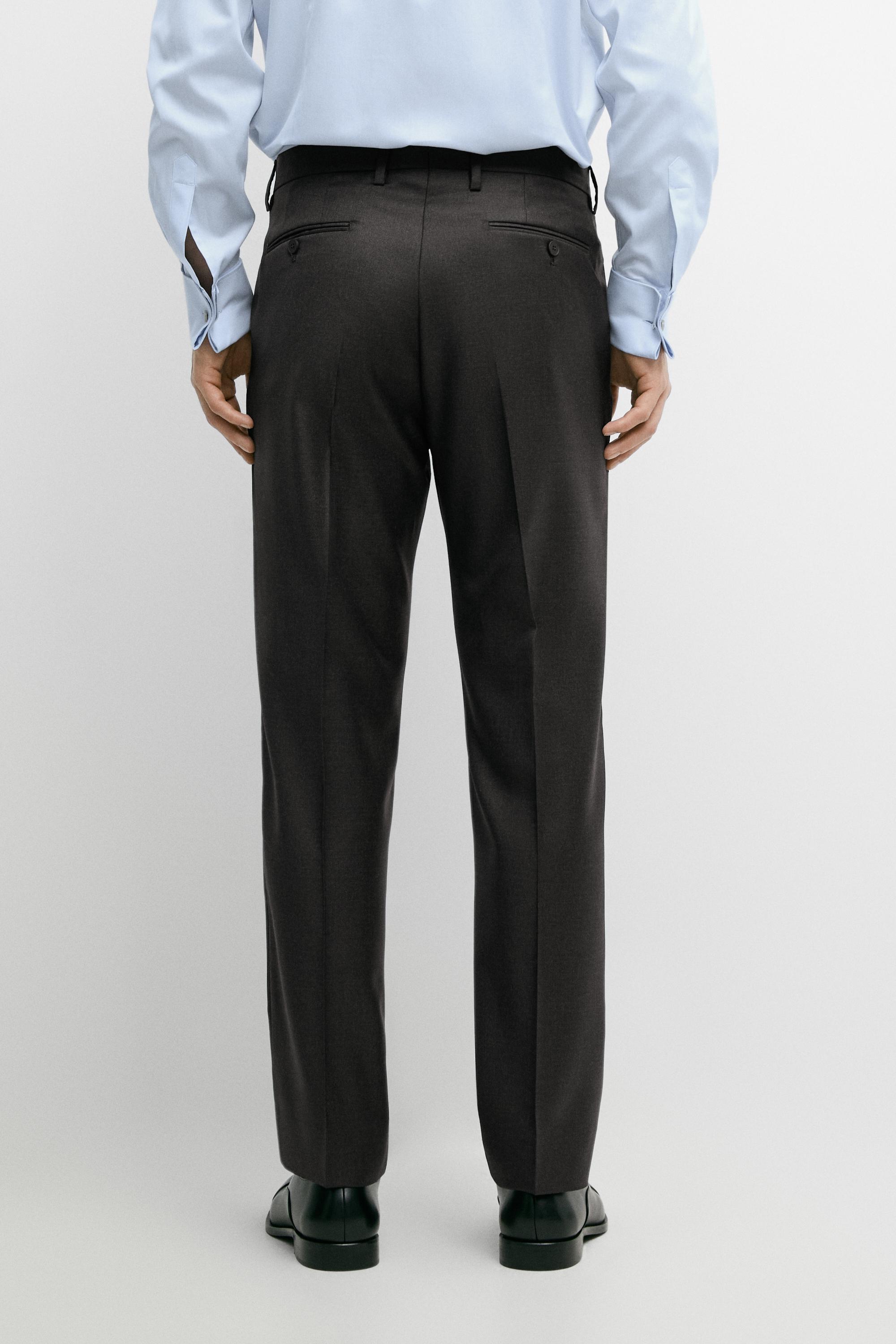 Cold wool suit trousers
